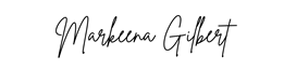 Markeena Gilbert signature